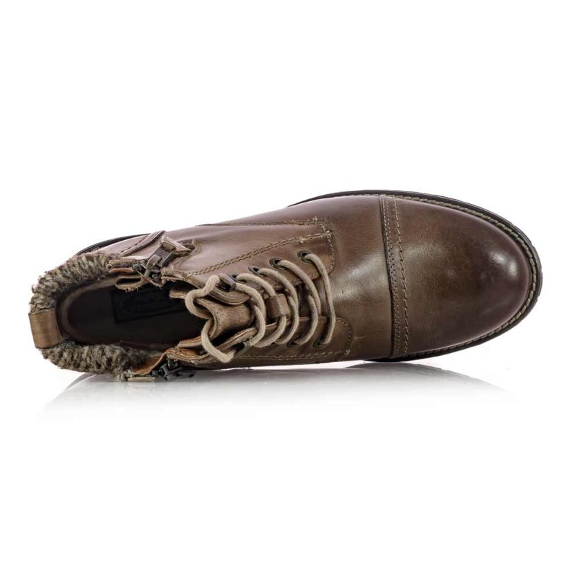 Dámska hnedá zimná obuv Klondike WH-021H11-S+304