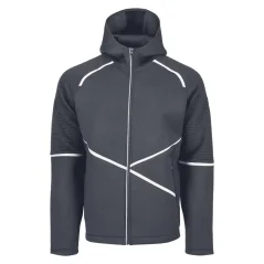 Cerva L-SURE CRAIG čierna mikina s kapucňou