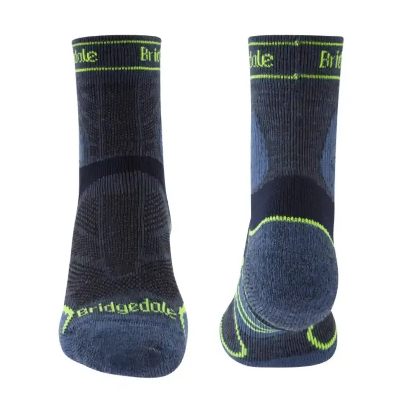 Pánske ponožky Bridgedale Trail Run LW T2 MS 3/4 crew blue