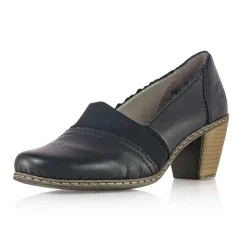 Dámske lodičky Rieker 40911-00 čierne