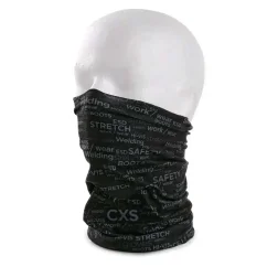 Multifunkčná šatka CXS DARREN potlač CXS logo čierna