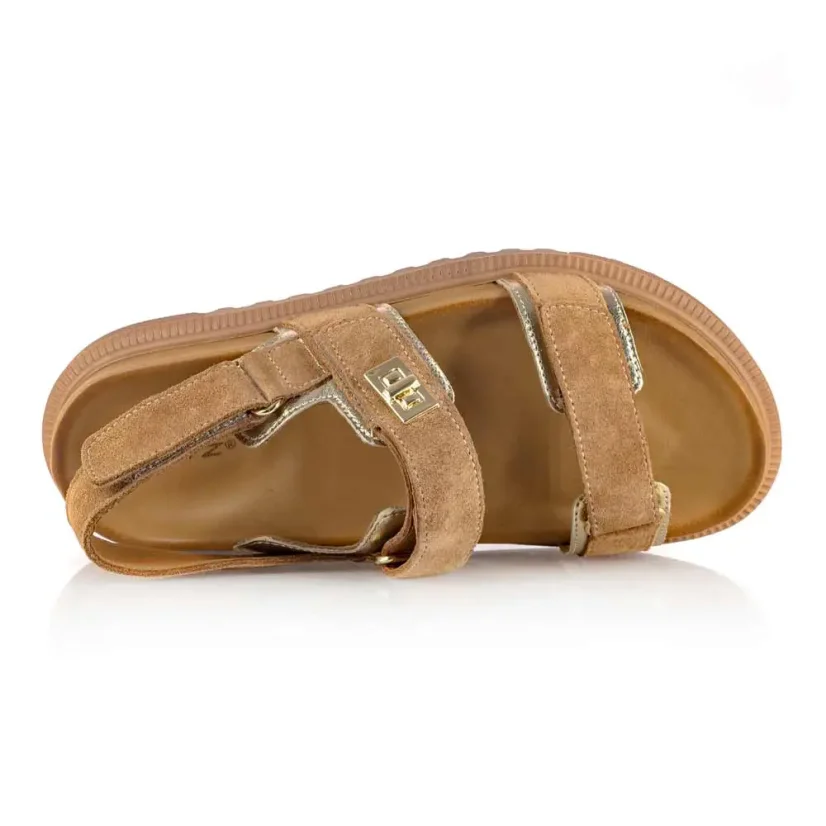 Dámske zdravotné sandále Batz Ruby camel