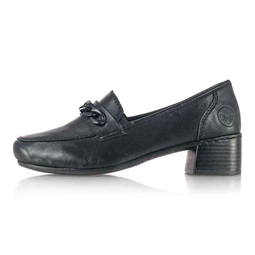 Dámske poltopánky Rieker 41660-00 čierne