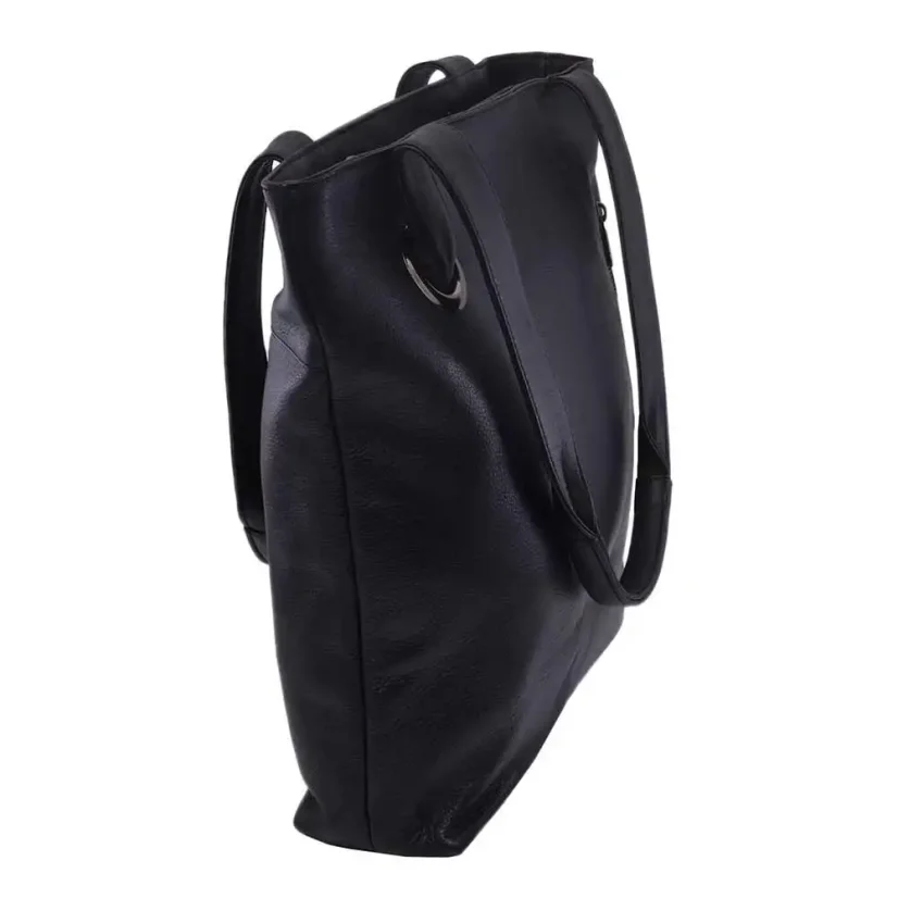 Dámska kožená kabelka Mercucio 250703 čierna