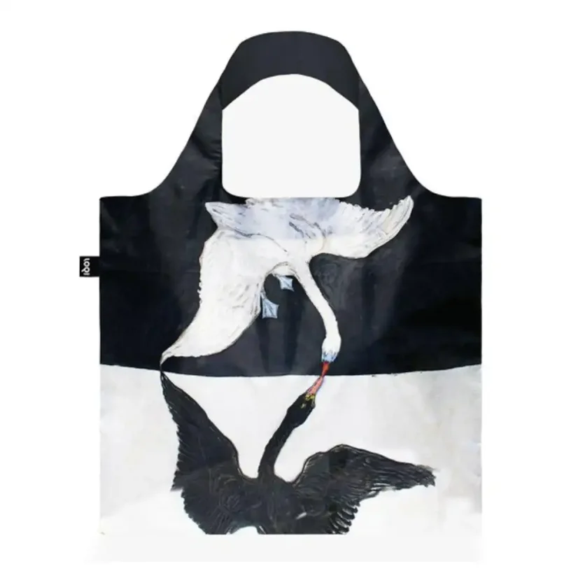 Nákupná taška LOQI Museum, Hilma Af Klint - The Swan Recycled HK.TS