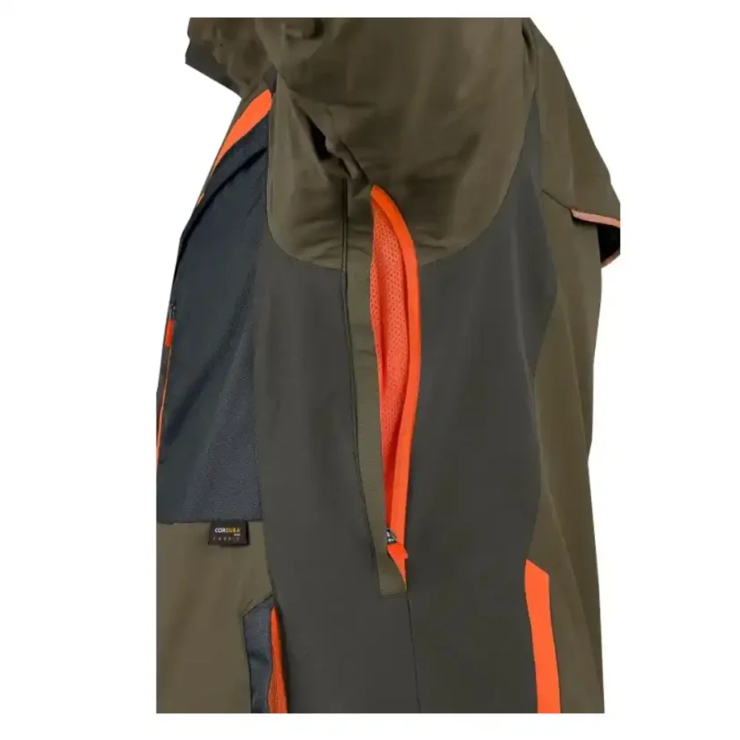 Pánska montérková blúza CXS NAOS khaki-olivová HV