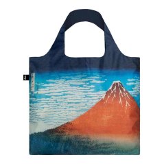 Nákupná taška LOQI Museum, Hokusai - Red Fuji, Mountains in Clear Weather