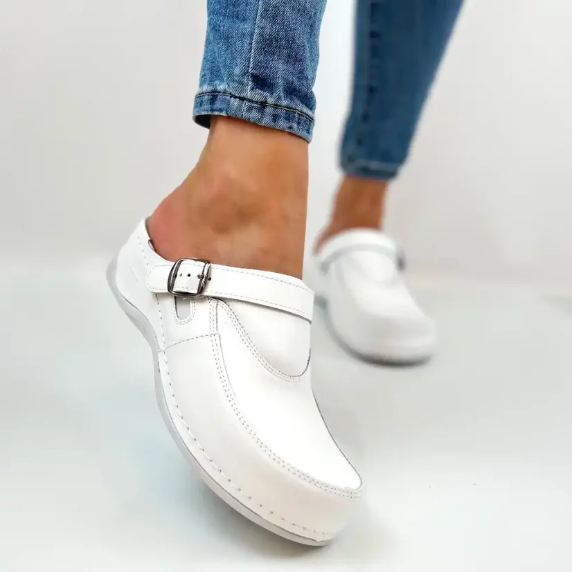 Dámske zdravotné šľapky Batz FC10P white