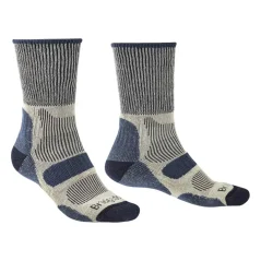 Pánske ponožky Bridgedale Hike LW Cotton CC Boot indigo