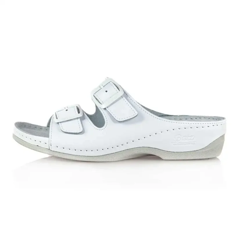 Dámske zdravotné šľapky Batz FC02 white