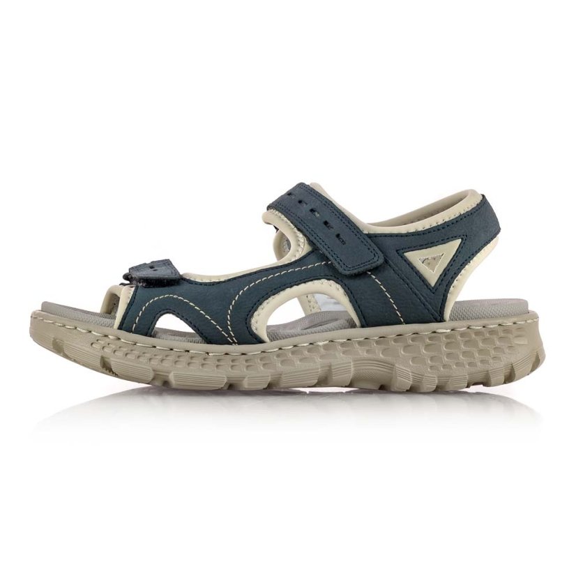 Dámske modré sandále Rieker 67866-14