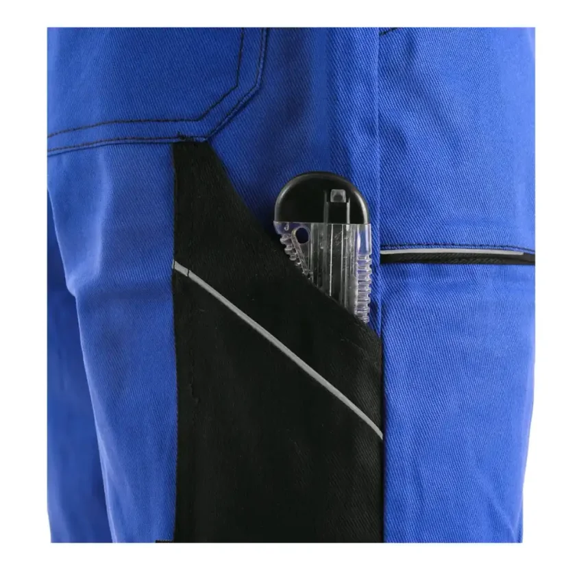 Montérkové pracovné nohavice CXS LUXY ROBIN modro-čierne