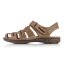 Pánske hnedé kožené sandále Klondike S-25 brown