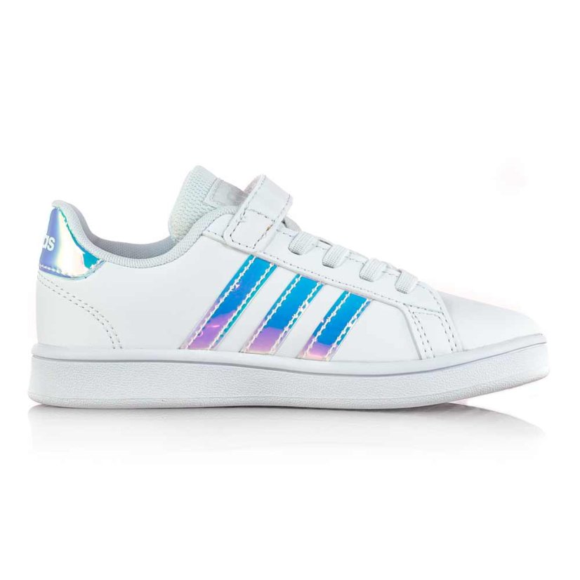 Detské biele tenisky Adidas Grand Court C FW1275