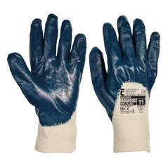 Pracovné nitrilové modré rukavice Cerva Harrier