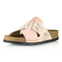 Dámske zdravotné šľapky Batz Marina peach mix