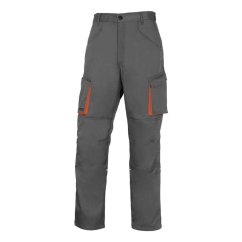 Pracovné nohavice Delta PLUS M2PA2 GR sivo-oranžové