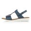 Dámske modré sandále Rieker 63687-14