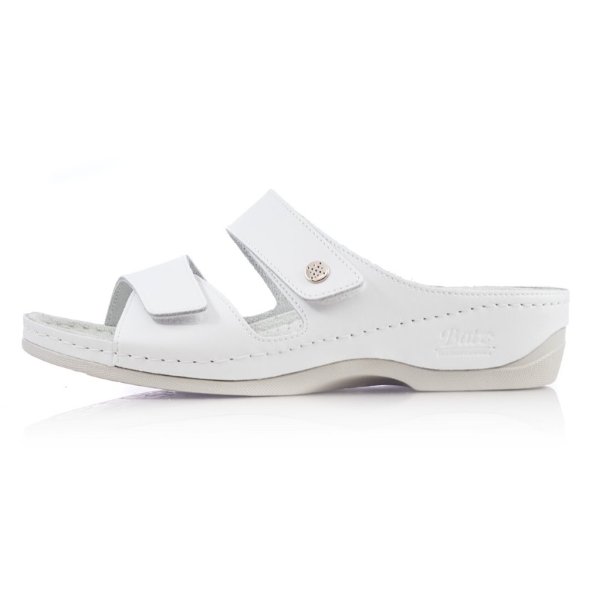 Dámske zdravotné šľapky Batz FC06 white