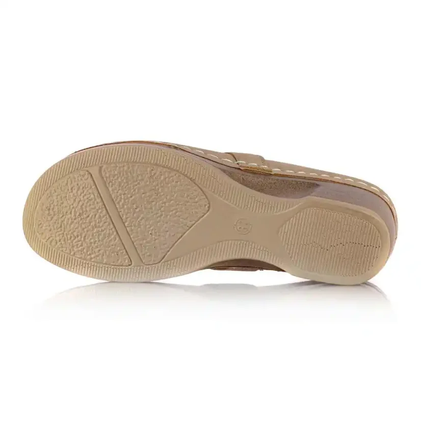 Dámske béžové šľapky Unisoft 23SD02-5770 beige