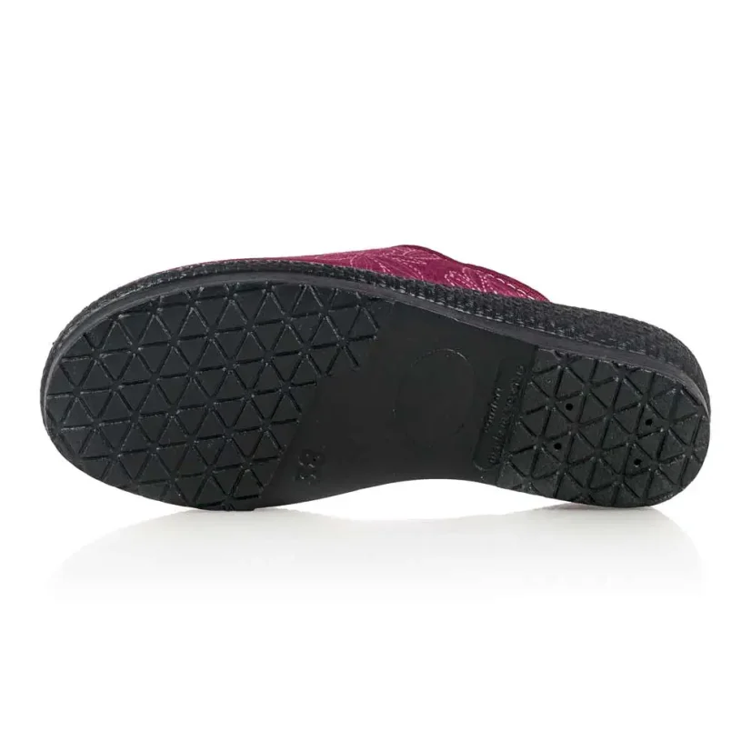 Dámske papuče Mjartan 6057-LA232 bordové