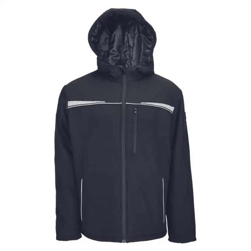 Zimná softshellová bunda Cerva EMERTON STR čierna