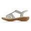 Dámske sivo-béžové sandále Rieker 60800-80
