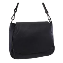 Dámska kožená kabelka Mercucio 250705 čierna