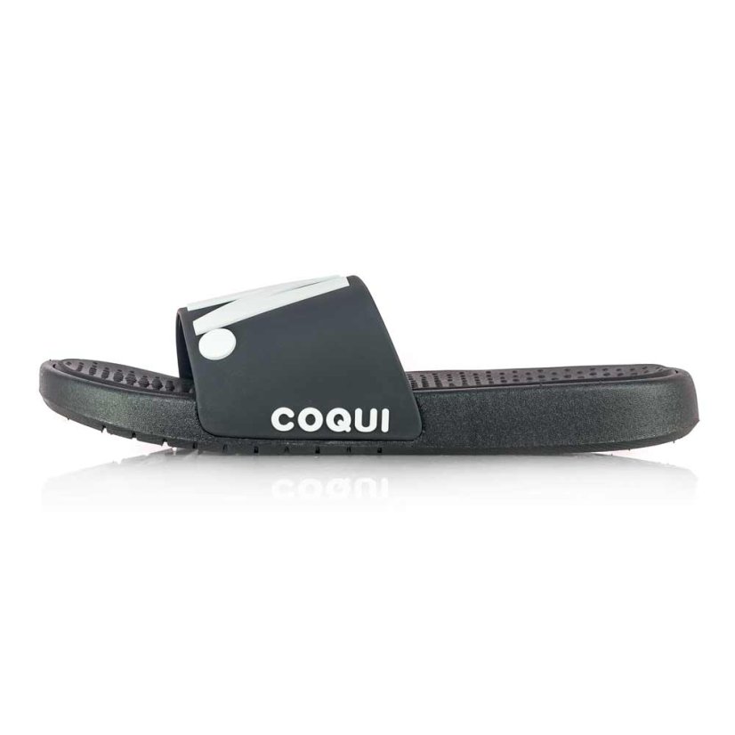 Pánske čierne šľapky Coqui Speedy Black Relax On