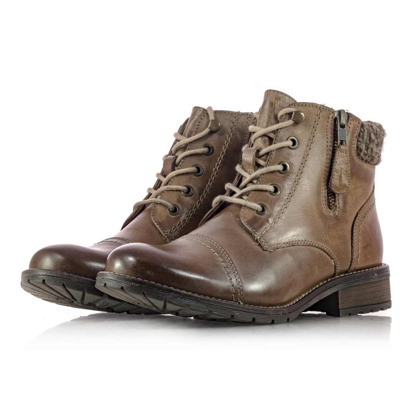 Dámska hnedá zimná obuv Klondike WH-021H11-S+304