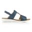 Dámske modré sandále Rieker 63687-14