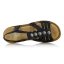 Dámske čierne sandále Rieker 62866-00