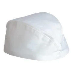 VOLANS čiapka lodička biela