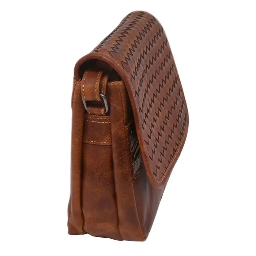 Dámska kožená kabelka Mercucio 390220 horčicová