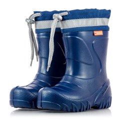 Detské snehule - gumáky s ovčinou Demar Mammut S 0300 blue