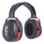 Čierno-červené mušľové chrániče sluchu Cerva FM-3