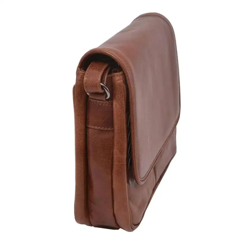 Dámska kožená kabelka Mercucio 250714 koňak