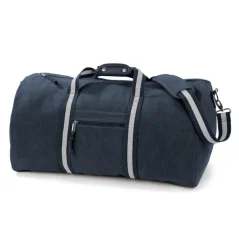 Plátená vintage cestovná taška Quadra QD613 modrá