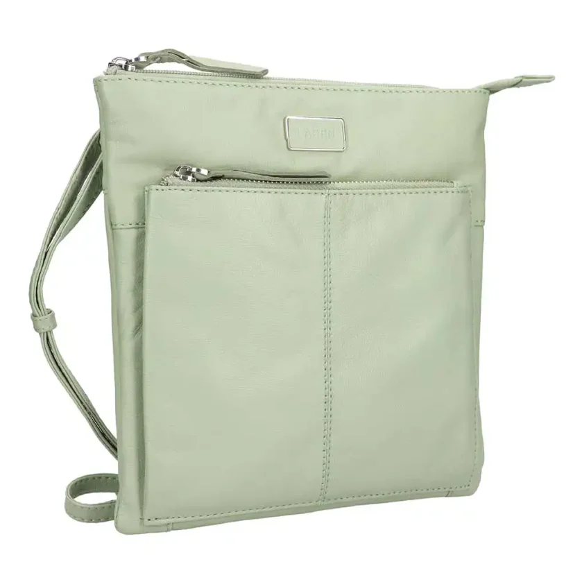 Dámska kožená kabelka Lagen BLC-23-4594-20 zelená