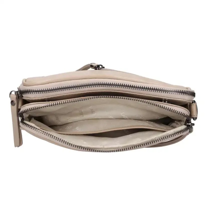 Dámska kožená kabelka Lagen BLC-24-2712 béžová