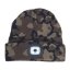 Čiapka Cerva DEEL LED camouflage s led lampou - nabíjateľná s USB
