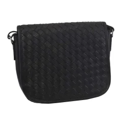 Dámska kožená kabelka Mercucio 390112 čierna