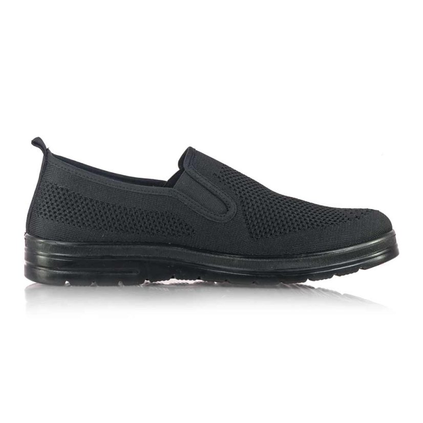 Pánske čierne mokasíny News 9TX02-1022 black