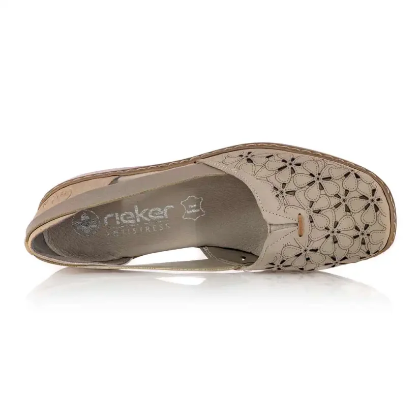 Dámske poltopánky Rieker 41356-60 béžové