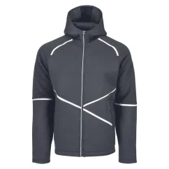 Cerva L-SURE CRAIG čierna mikina s kapucňou