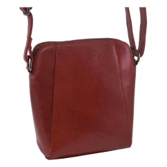 Dámska kožená kabelka Mercucio 250125 červená