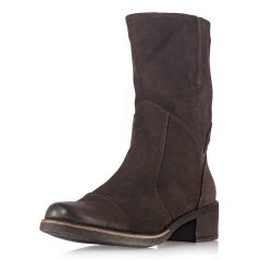 Dámske kožené zimné hnedé čižmy Gift Z395 bronz