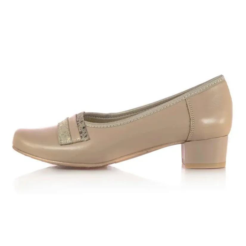 Dámske lodičky Gift D1426 béžové