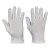 Jemné biele rukavice Kite z bavlneného úpletu