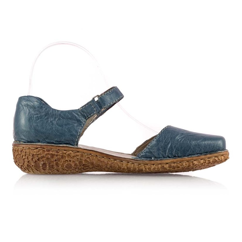 Dámske modré sandále Rieker M0969-13